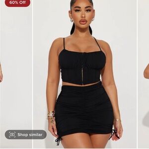 Brand new summer skirt set size S